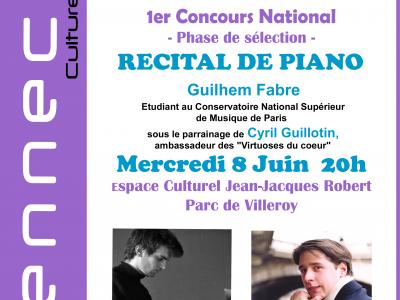l'affiche du spectacle "les virtuoses du coeur"